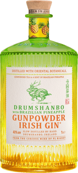 Modelbillede af Drumshanbo Gunpowder Pineapple 43% 1l