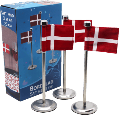 Modelbillede af Bordflag 3 stk