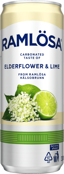 Modelbillede af Ramlösa Hyldeblomst & Lime 24x0,33 l.