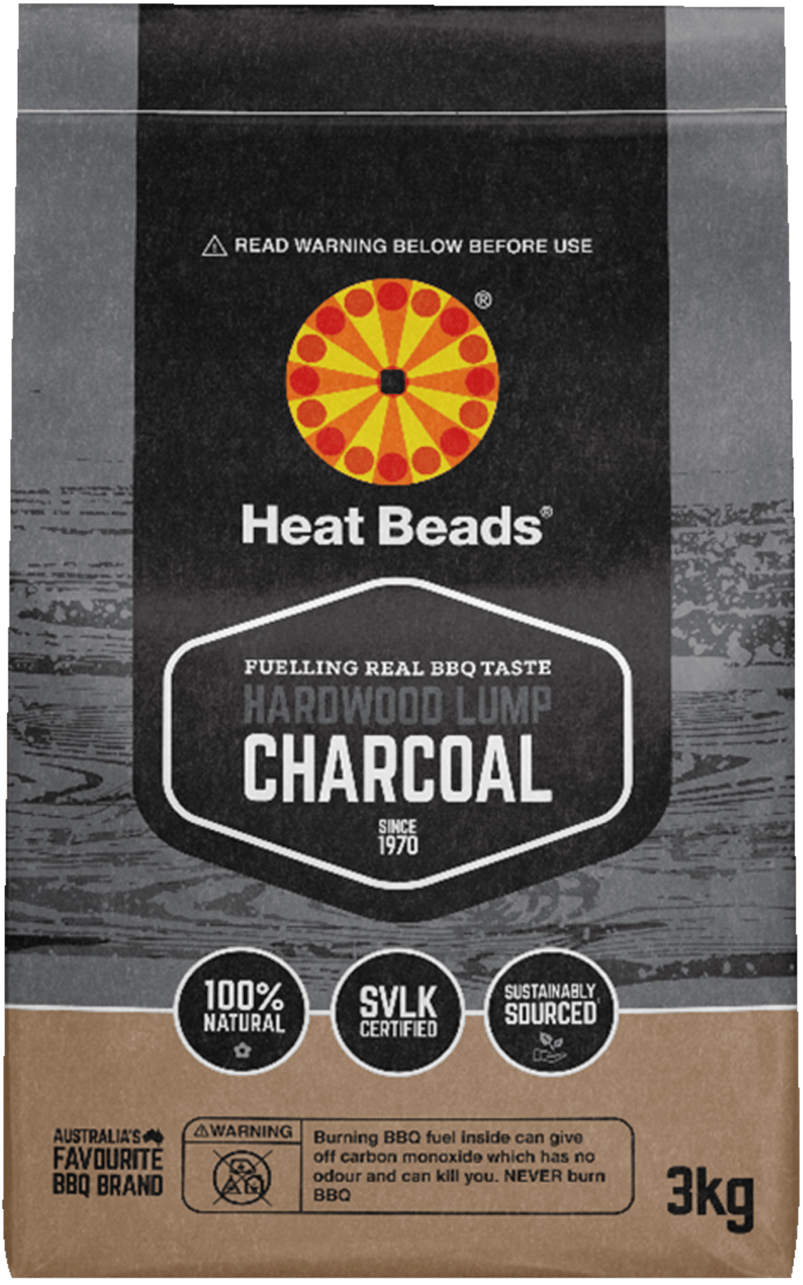 Heat Beads LUMP Trækul 3 kg