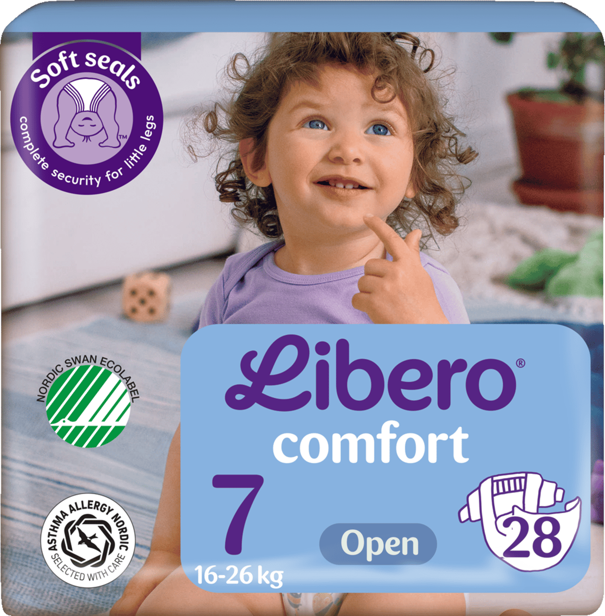Libero Comfort 7 16-26kg, 28 stk.