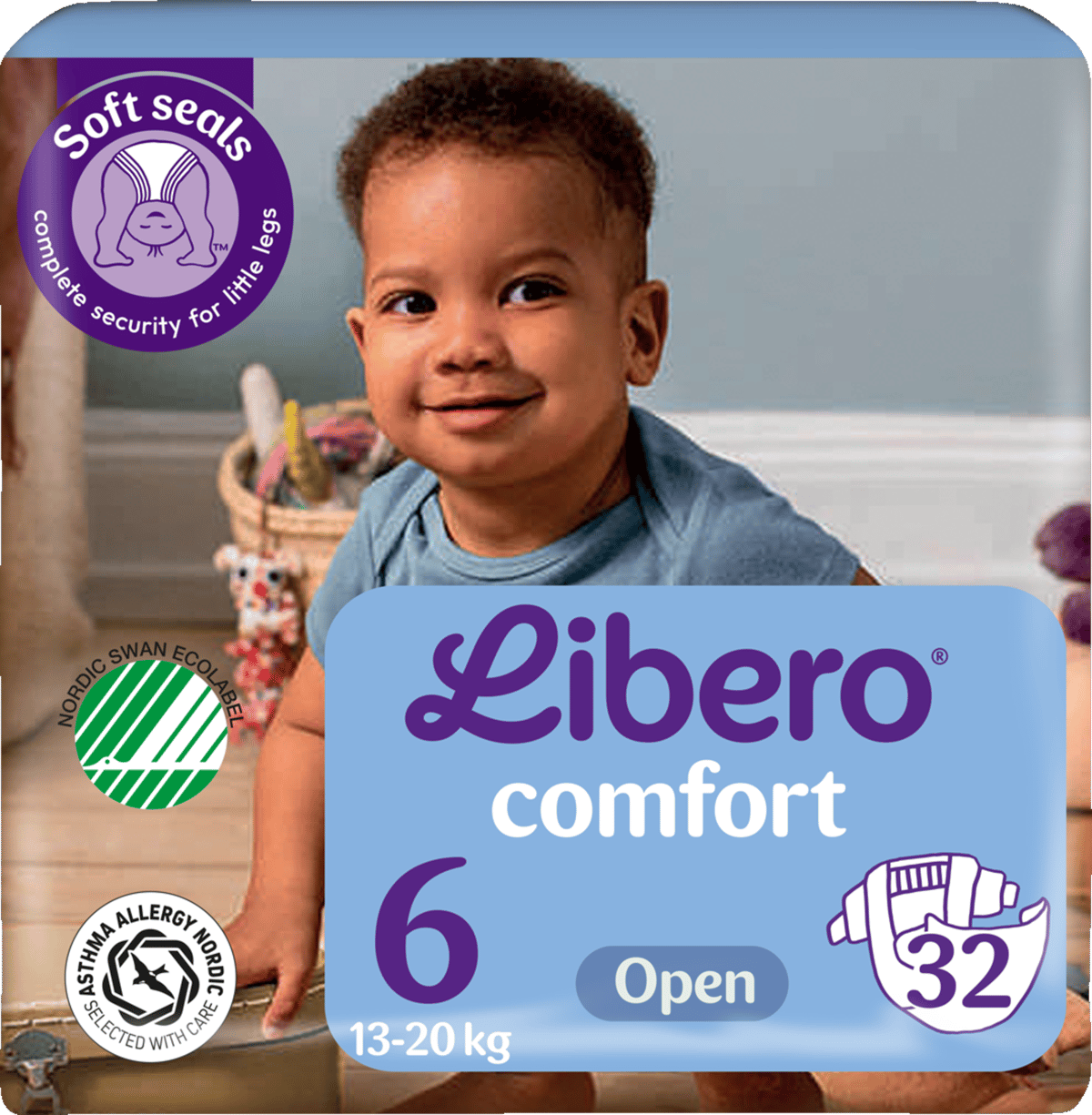 Libero Comfort 6 13-20kg, 32 stk.