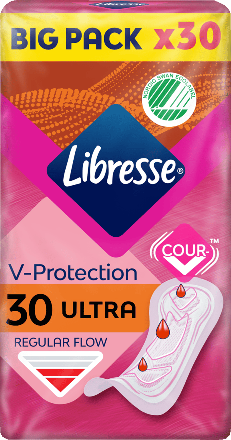 Libresse Ultra Regular bind 30 stk.