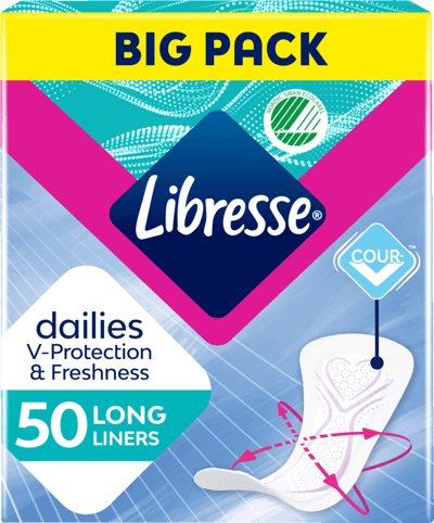 Modelbillede af Libresse Long trusseindlæg 50 stk.