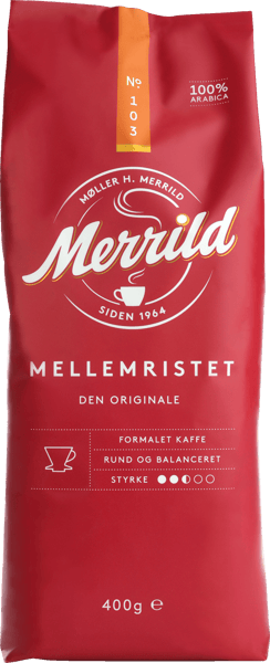 1 ps. Merrild Rød 103 Kaffe 400 g