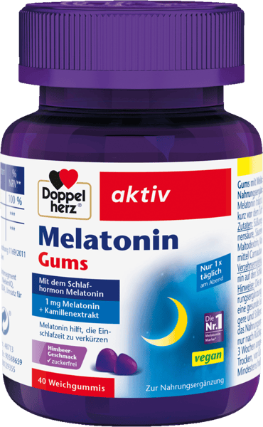 Modelbillede af Melatonin Vingummier Doppelherz 40 stk