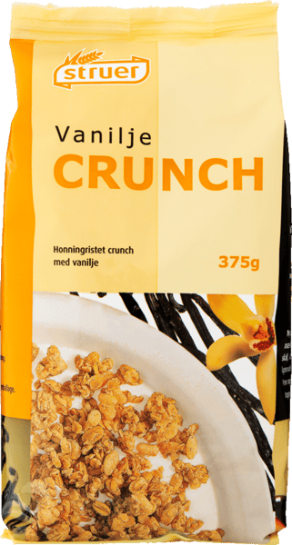 Modelbillede af Vanilje Crunch Struer 375 g