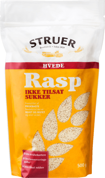 Modelbillede af Hvederasp Struer 500 g