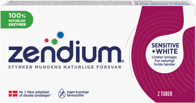 Modelbillede af Zendium Sensitive Whitener 2x50 ml