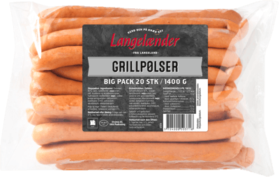 Modelbillede af Grillpølser Langelænder 1400 g