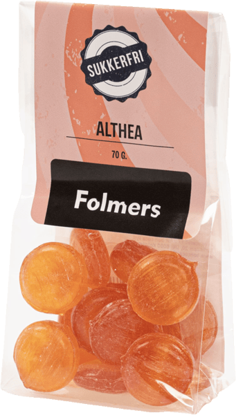 Modelbillede af Althea Folmers Sukkerfri 70g