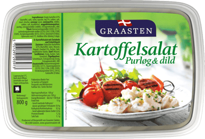 Modelbillede af Graasten Kartoffelsalat m/ Løg og Purløg 800 g