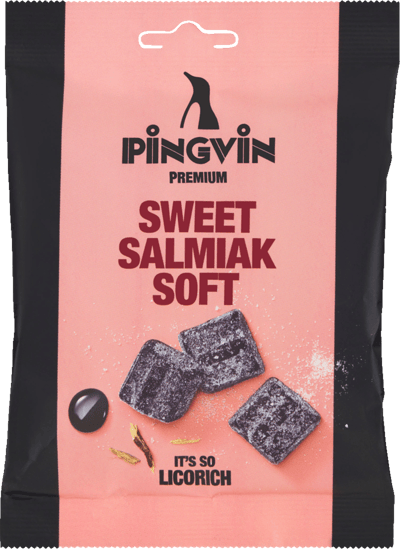 Modelbillede af Sweet Salmiak Soft Toms Pingvin 90g