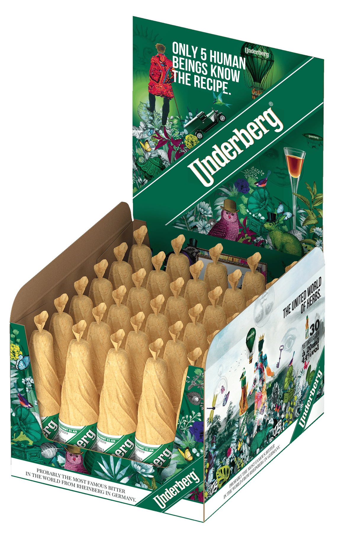 Underberg 44% 30 x 2 cl.