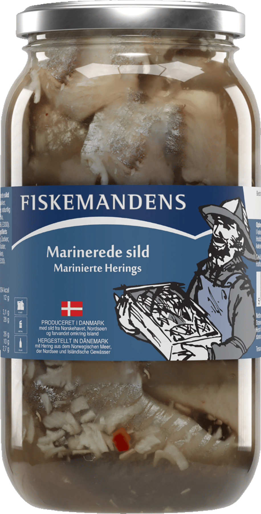 Marinerede Sild Fiskemandens 1150/550 g