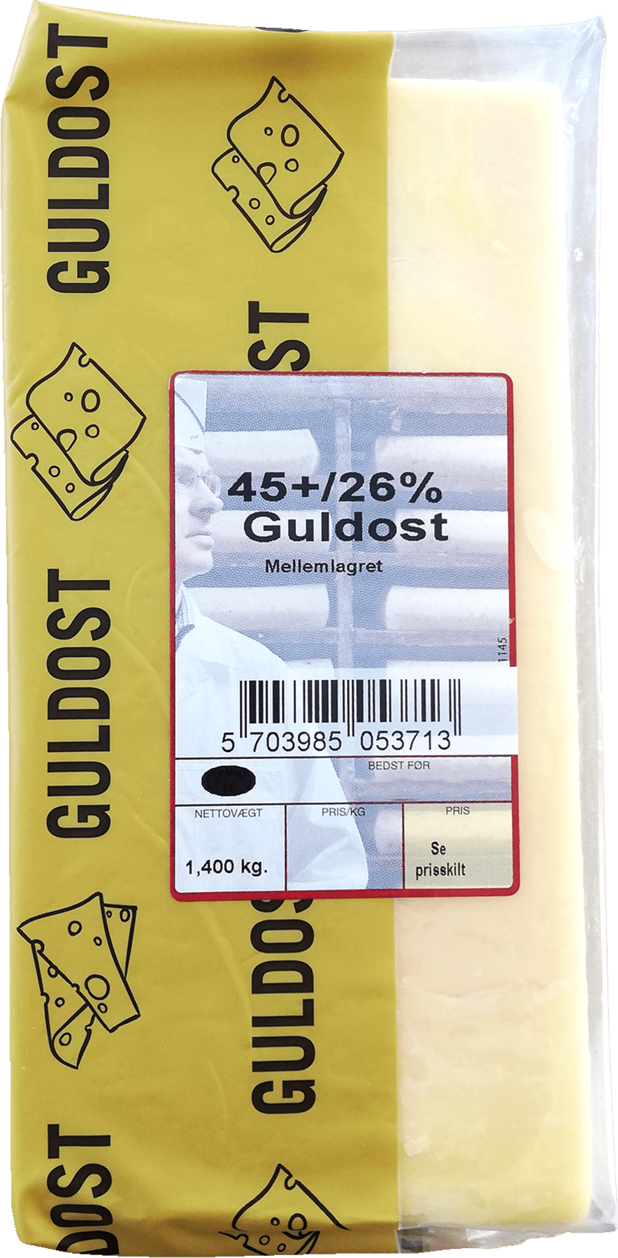 45+ Neutral Guld 1400 g.
