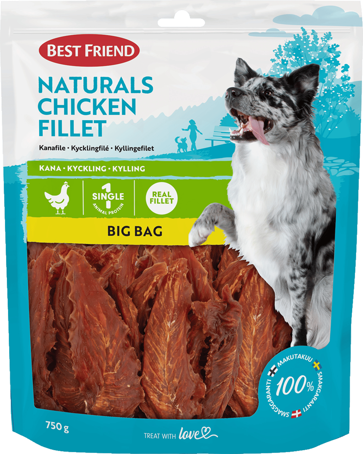 Best Friend NB Kylling filet 750 g