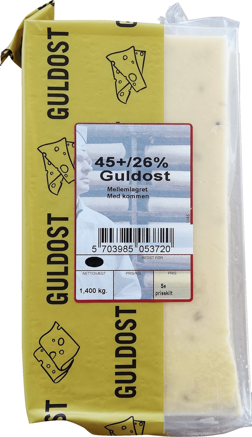 45+ Neutral Guld m/k 1400 g.