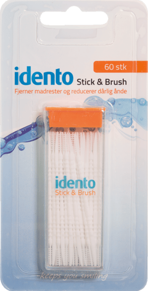 Modelbillede af Idento Stick & Brush (1 x 60 stk.)