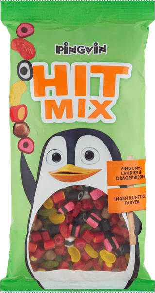 Modelbillede af PingvinHit Mix 800g Toms