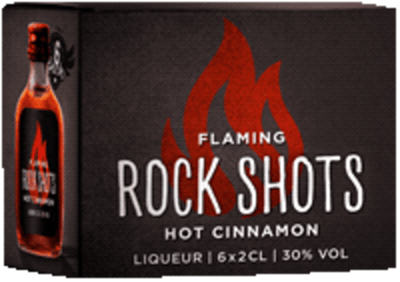 Modelbillede af Rock Shot Cinnamon 30% 6 x 2cl.