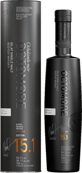 Modelbillede af Octomore 15.1 59,6% 0,7l