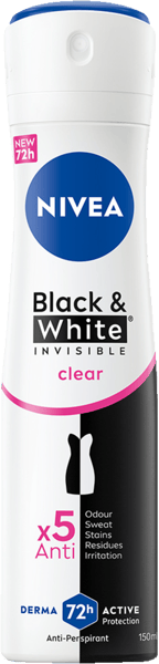 Modelbillede af Nivea Spray Black&White Invisible