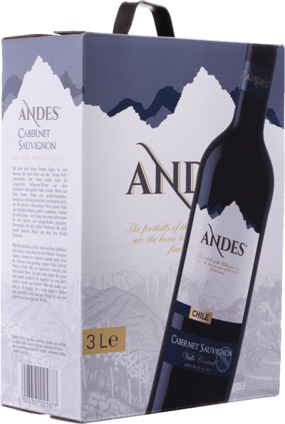 Modelbillede af Andes Cabernet Sauvignon 3l BIB