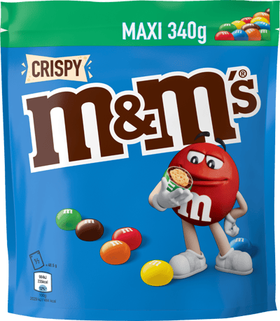 Modelbillede af M&M's Crispy 340 g