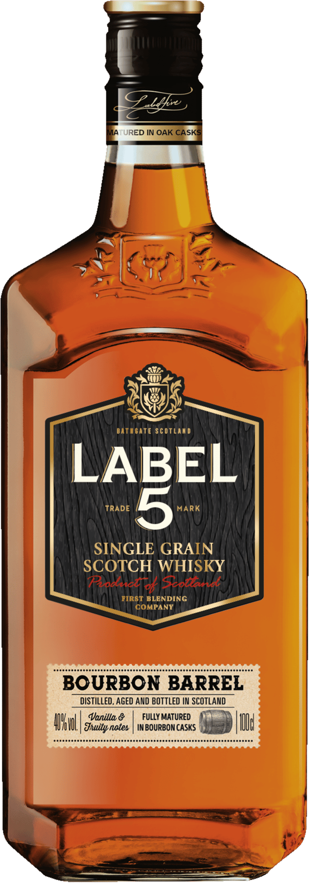 Label 5 Bourbon Barrel 40% 1 l.