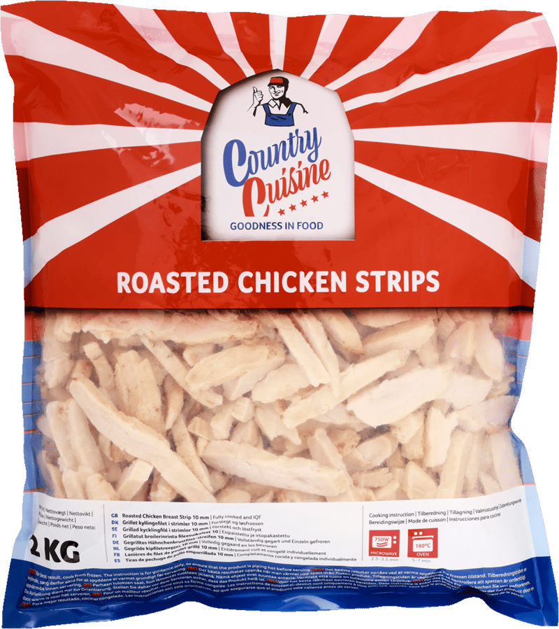 Kyllingestrimler Grillede