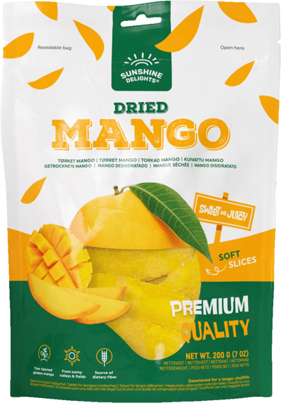 Modelbillede af Tørret Mango Sunshine Delights 200 g
