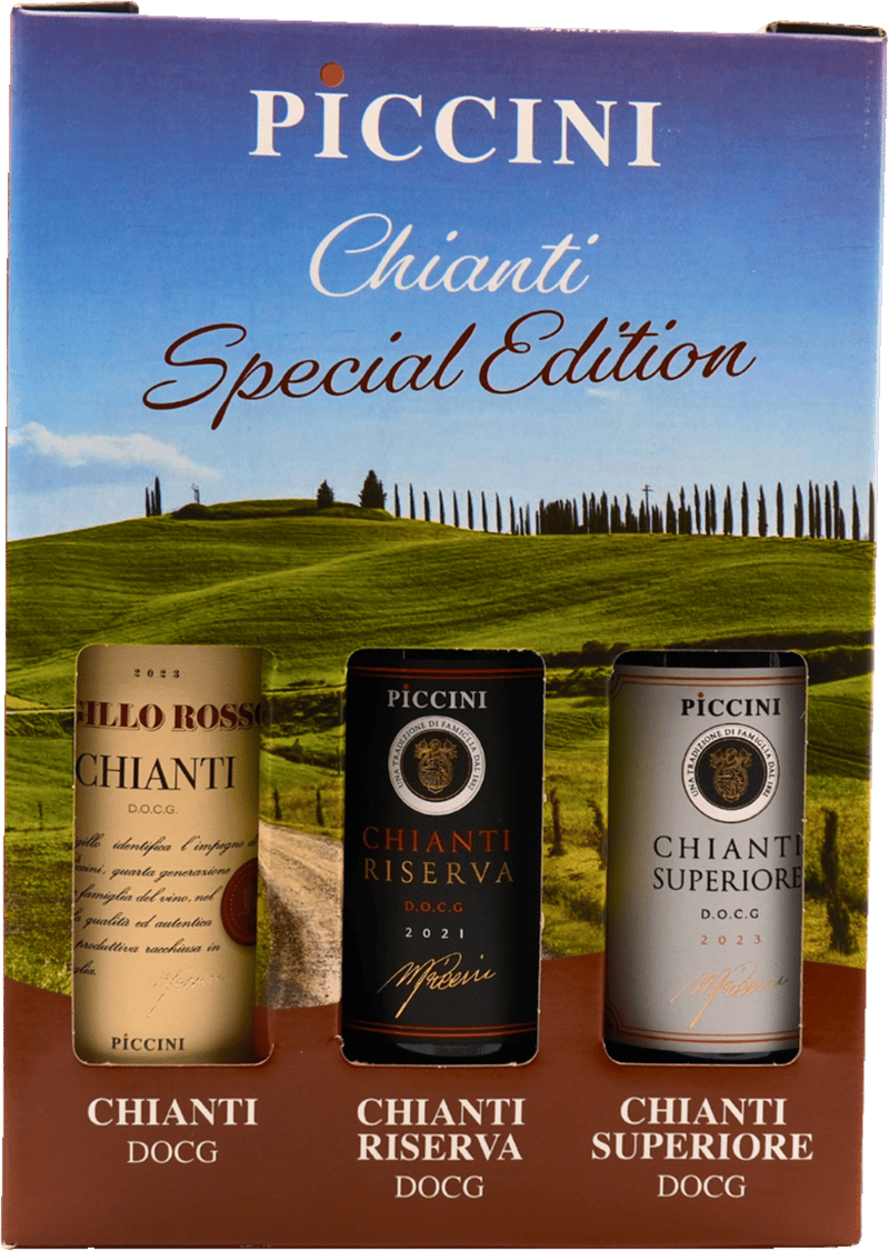 Piccini Giftbox Chianti Sp. Ed. 3*