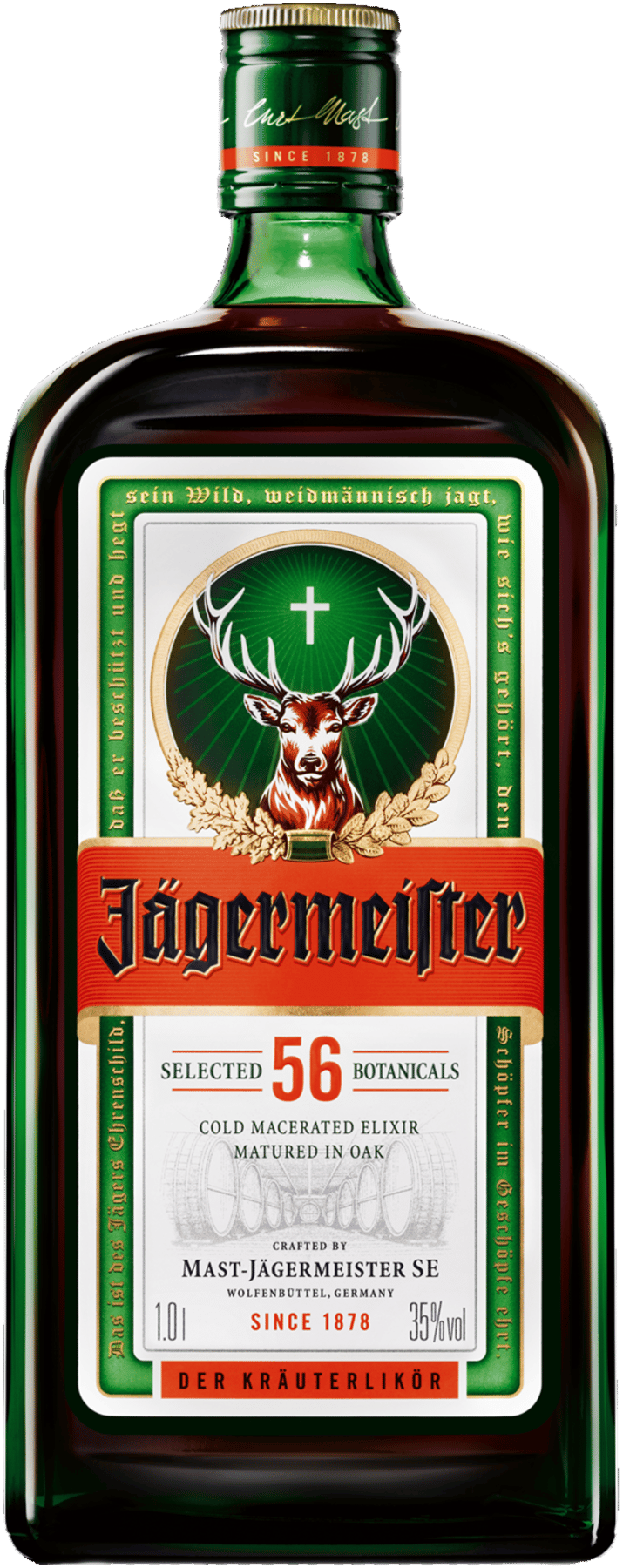 Jägermeister 35% 1 l.