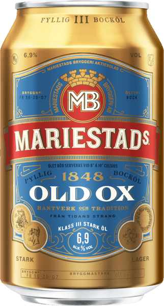 Modelbillede af Mariestads Old Ox 6,9% 24x0,33 l.