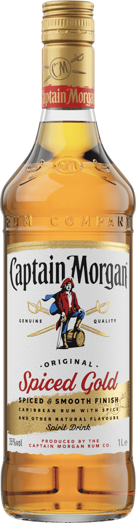 Captain Morgan Spiced Gold 35% 1 l.