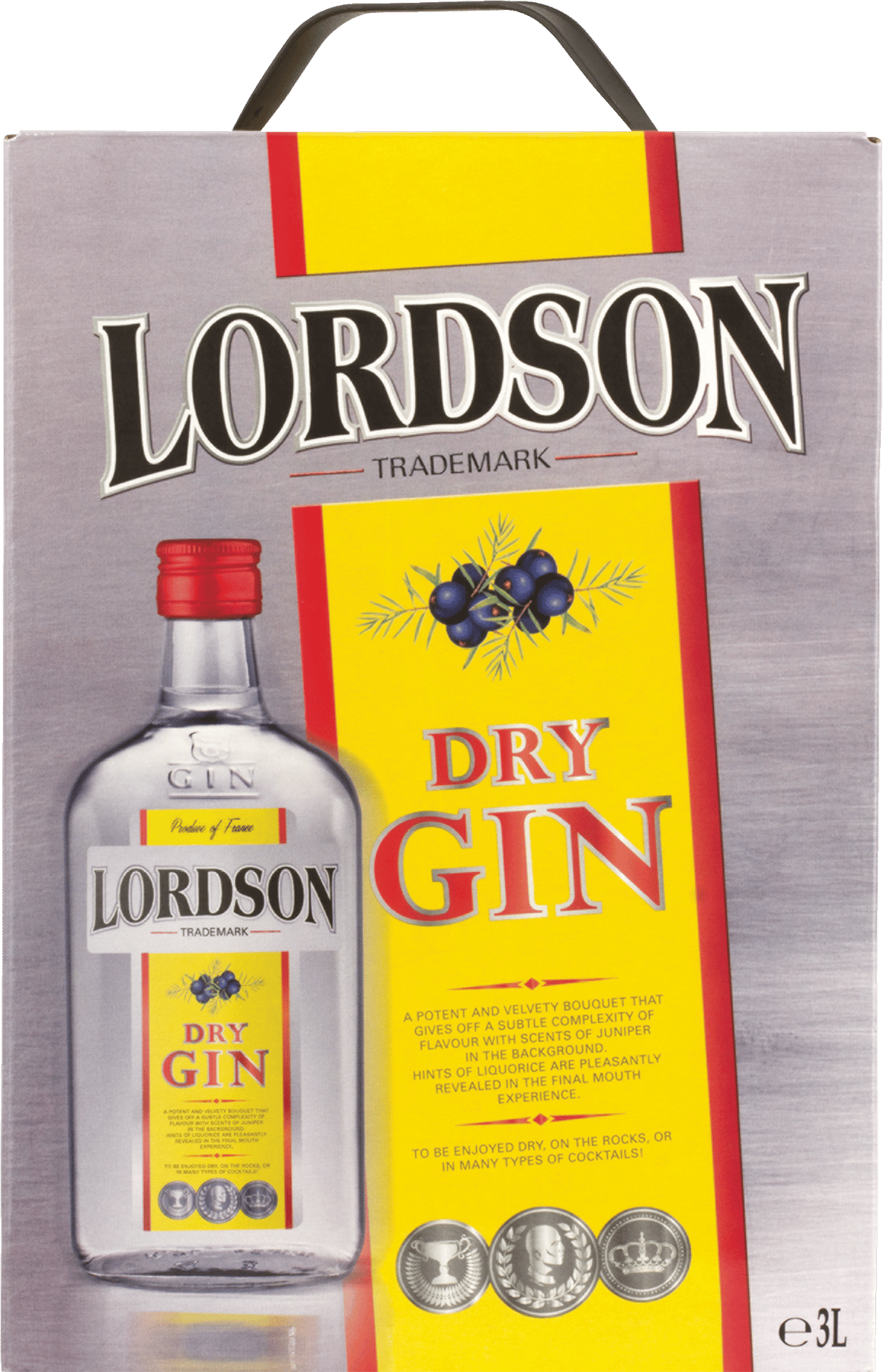 Lordson Gin Bag in Box 37,5% 3 l.