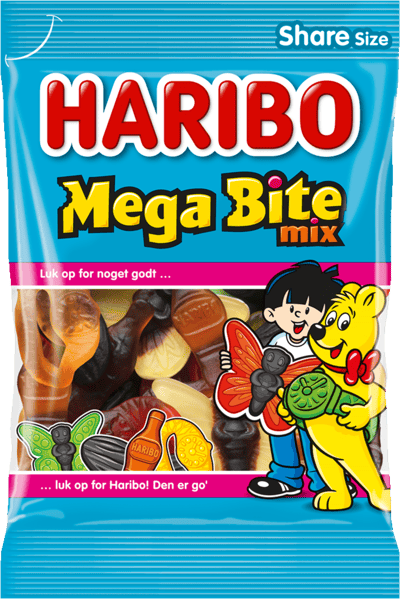 Modelbillede af Mega Bite mix 350g