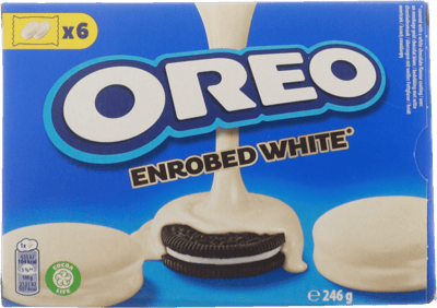 Modellbild av Oreo Covered White Chocolate 246g