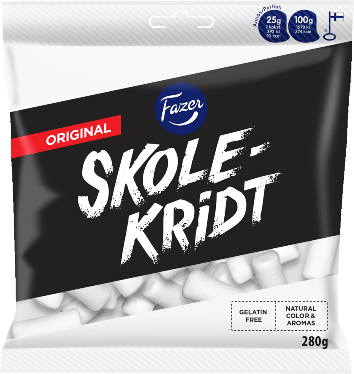 Skolekridt Fazer 280g