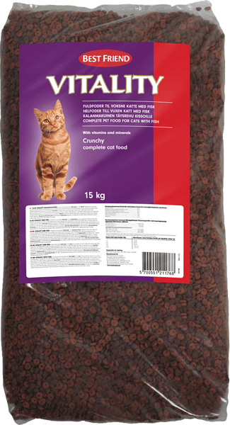 Best Friend Vitality tørkost til kat 15kg