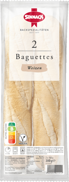 Modellbild av Baguette 2 stk Sinnack