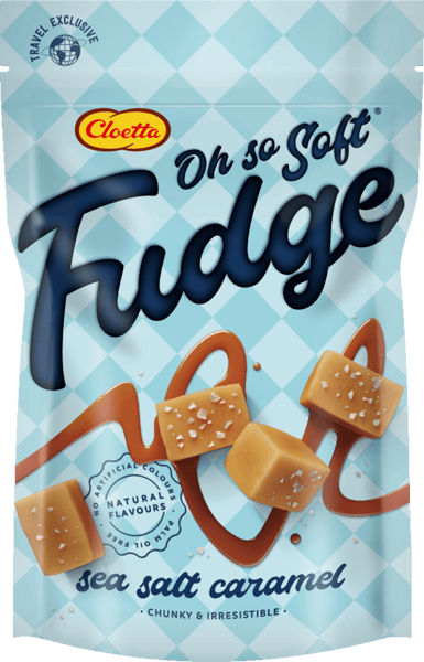 Modelbillede af Fudge Sea Salt Cloetta 180g