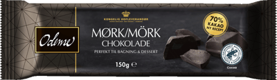 Modelbillede af Blokchokolade 70% Odense Mørk 150 g