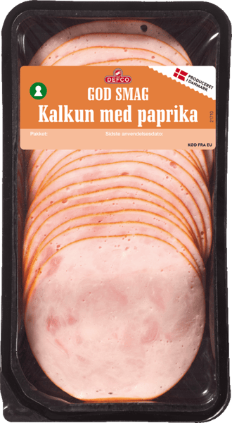 Modelbillede af Kalkun m. Paprika God Smag 250 g