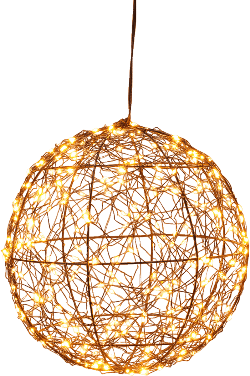 LED Lyskugle m. Ophæng 25 cm