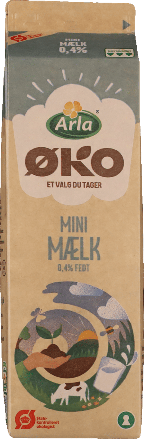 Arla Økologisk Minimælk 0,5% 1 l