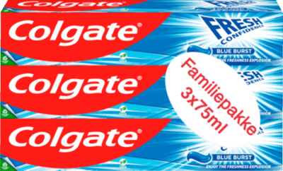 Modelbillede af Colgate Tandpasta Fresh Confidence 3x75 ml
