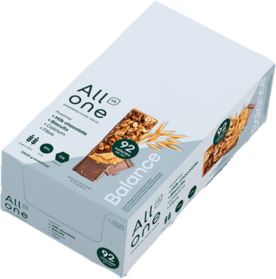 Modelbillede af All In One 25g Müslibar Biscuit/Choco