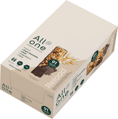 24 stk. All In One 25g Müslibar Dark Choco